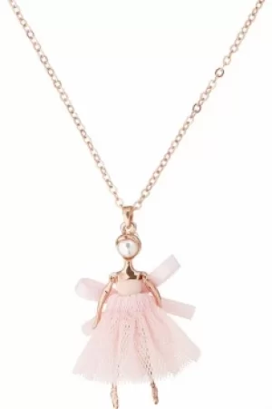 Ted Baker Ladies Rose Gold Plated Carabel Mini Ballerina Necklace TBJ1323-24-16