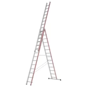 Hymer 404742 Red Line Combination Ladder 3 x 14 Tread