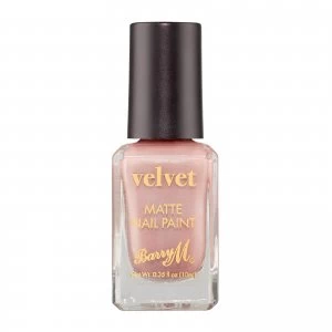 Barry M Velvet Nail Paint - Cafe Velvet, Pink Nude
