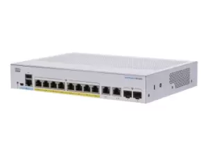 CBS350-8P-E-2G-EU - Managed - L2/L3 - Gigabit Ethernet (10/100/1000) - Rack mounting