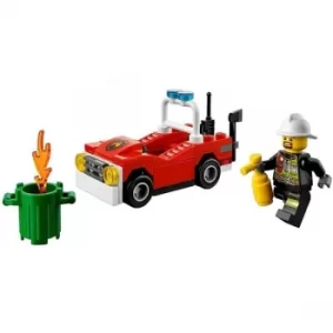 Lego City Polybag City Fire Car Playset