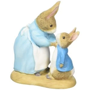 Mrs Rabbit & Peter Figurine