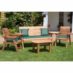 Charles Taylor Five Seater Garden Furniture Set, Green