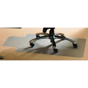 Cleartex PVC Chair Mat Carpet Rectangular 1200x1500mm Clear 1115225EV
