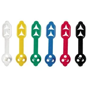 Button Clasp Fastener DUO Assorted Colours Pack of 125