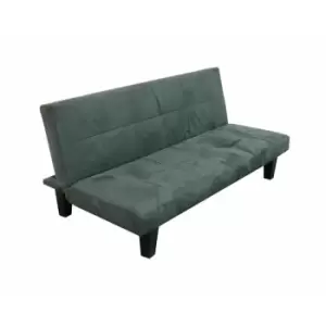 Atlanta Charcoal 3Seater Suede microfabric Sofabed