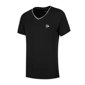 Dunlop Crew Neck T-Shirt Junior Girls - Black