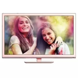 POLAROID 24" SMART HD Ready TV ROSE GOLD Freeview USB Playback