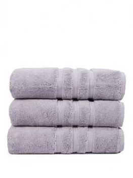 Hotel Collection Luxury Ultra Loft Pima Cotton 800 Gsm Towel Range ; Silver - Bath Towel