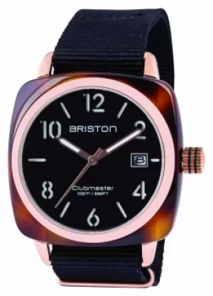 Briston Mens Clubmaster Classic Acetate Black 13240.PRA.T.1 Watch