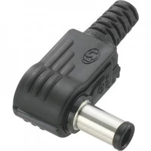 Conrad Components Low power connector Plug right angle 5.5mm 1mm