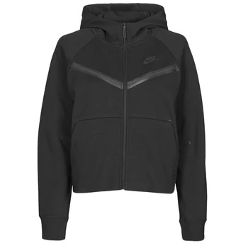Nike NSTCH FLC WR ESSNTL FZ HDY womens Tracksuit jacket in Black - Sizes L,XL,UK XS,UK S,UK M,UK L