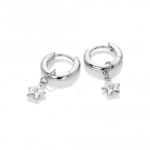 Sterling Silver Star Earrings DE719