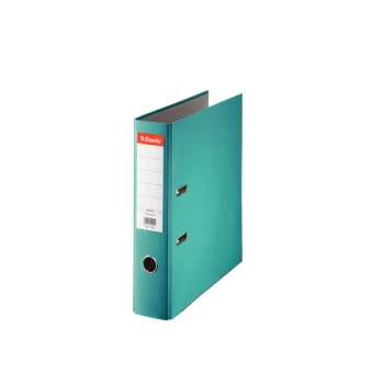Essentials Lever Arch File Polypropylene A4 75MM Turquoise - Outer Carton of 20