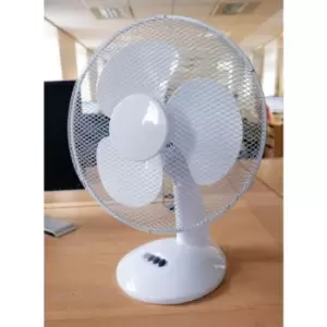 Slingsby 16" Office Desk Fan - White