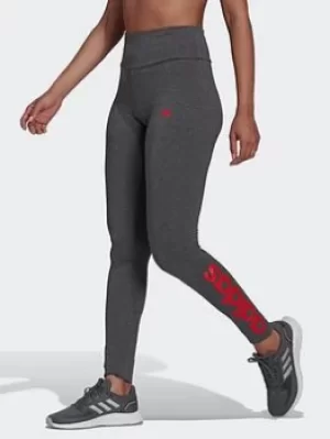 adidas Sport Inspired Loungewear Essentials High-waisted Logo Leggings, Grey Size XS Women