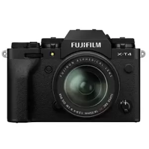 Fujifilm X-T4 Mirrorless Camera in Black with XF18-55mm Lens