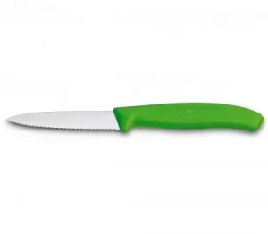 Swiss Classic Paring Knife (green, 8 cm)