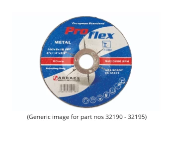 Abracs Metal Grinding Discs 115mm x 6.0mm Box 25 Connect 32194