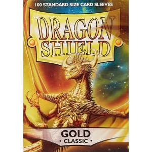 Dragon Shield Standard Gold Card Sleeves - 100 Sleeves