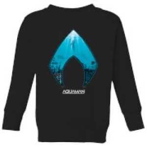 Aquaman Deep Kids Sweatshirt - Black - 3-4 Years