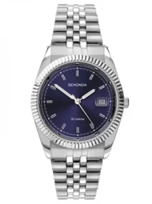 Sekonda Mens Blue Dial Bracelet Watch 1690