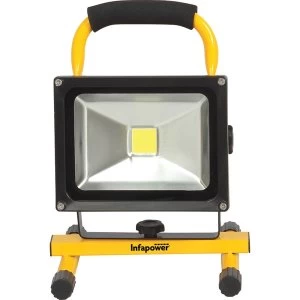 Infapower F049 20W LED Portable Rechargeable COB Worklight UK Plug
