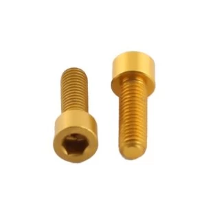ETC Alloy Bolts Coloured Cheese Head (4) M5 x 15mm Gold