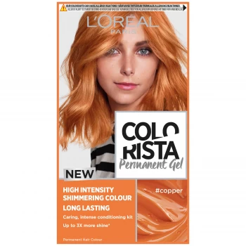 LOreal Colorista Copper Permanent Gel Hair Dye, 7.43 Copper
