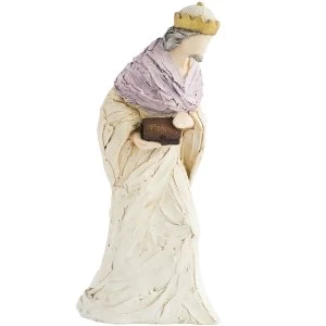 More than Words Nativity Figurines Wise Man Purple (Gold)