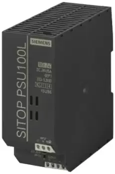 Siemens SITOP PSU100L Switch Mode DIN Rail Power Supply 93 132V ac Input, 24V dc Output, 5A 120W