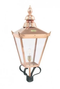 1 Light Outdoor Post Lantern Copper, 50,61 IP44, E27