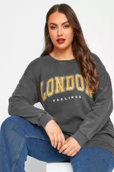 'London' Slogan Sweatshirt