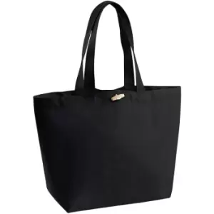 Westford Mill Organic Marina Tote Shopping Bag (20L) (Pack of 2) (One Size) (Black) - Black