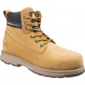 Amblers Mens Safety As170 Lightweight Full Grain Leather Safety Boots Honey Size 8