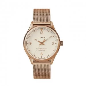 Timex Blue And Rose Gold 'Waterbury Traditional' Watch - TW2T36200