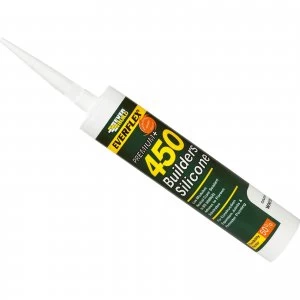 Everbuild Builders Silicone Sealant Clear 310ml