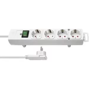 Brennenstuhl 1153120100 Power strip (+ switch) 4x White CEE plug