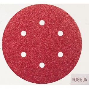 Bosch Red Wood Sanding Disc 150mm 150mm 40g Pack of 5