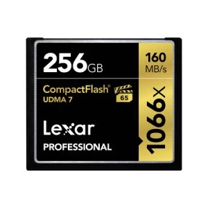 Lexar Professional 1066X Compact Flash 256GB Memory Card