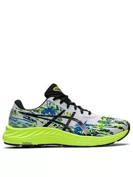 Asics Gel-excite 9 Color Injection, White/Lime/Blue, Size 6, Men