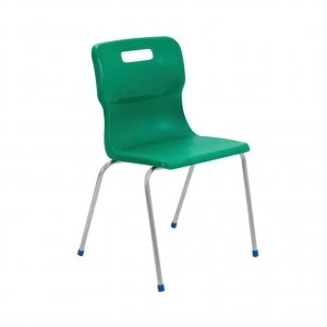 TC Office Titan 4 Leg Chair Size 6, Green