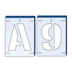 75mm Letters & Numbers Stencil Kit