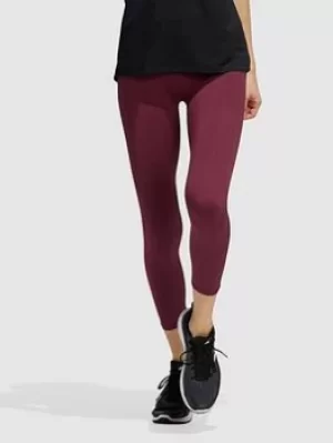 adidas Aeroknit 7/8 Leggings, Dark Red Size XL Women