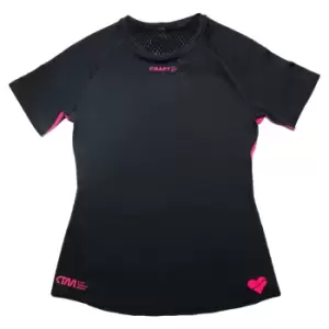 Craft Womens/Ladies CTM Distance Short-Sleeved T-Shirt (S) (Black)