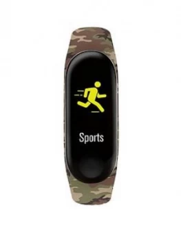 Reflex Active Series 1 Activity Tracker With Colour Touch Screen And Camouflage Silicone Strap