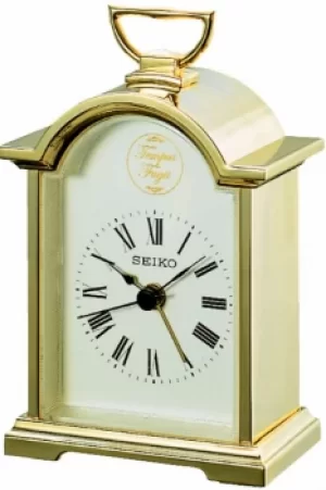 Seiko Clocks Carriage Mantel Alarm Clock QHE004G