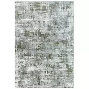 Asiatic Orion Abstract OR08 Rug - Green - 080x150cm, Geometric - ["Silver","Gold","Green"]
