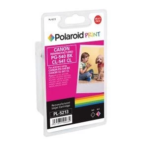 Polaroid Canon PG540 Black and CL541 Tri Colour Ink Cartridge