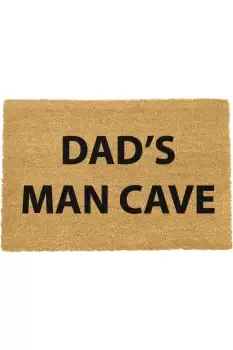 Dad's Man Cave Doormat - Regular 60x40cm